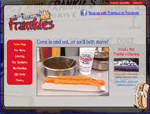 Tablet Screenshot of frankieshotdogs.com